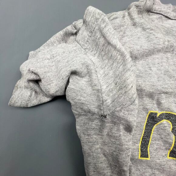 Vintage Nike Gray Tag Tee Youth Medium 90s Distressed Made in USA Logo Shirt - Picture 6 of 9